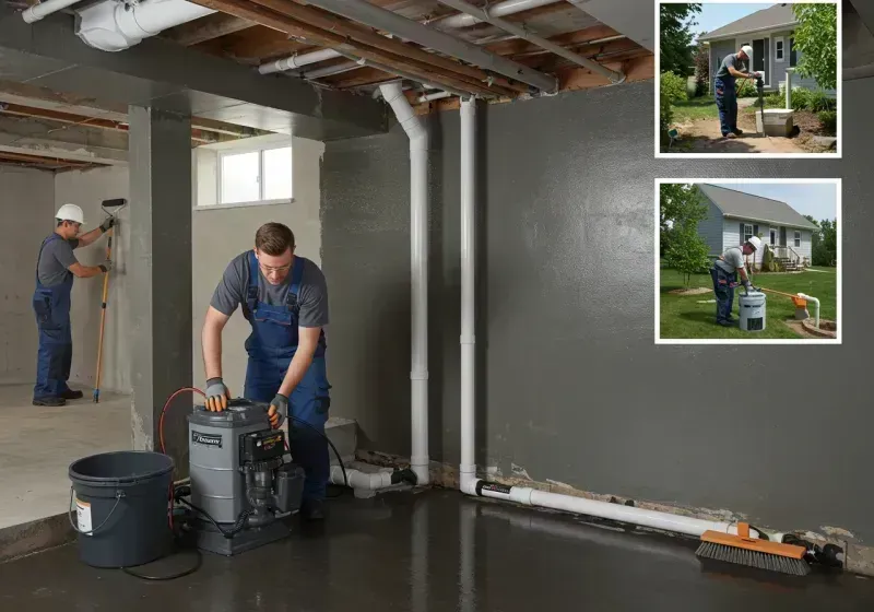 Basement Waterproofing and Flood Prevention process in City of Virginia Beach, VA